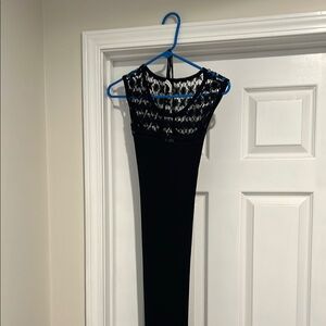 Calvin Klein Black Lace Maxi Dress